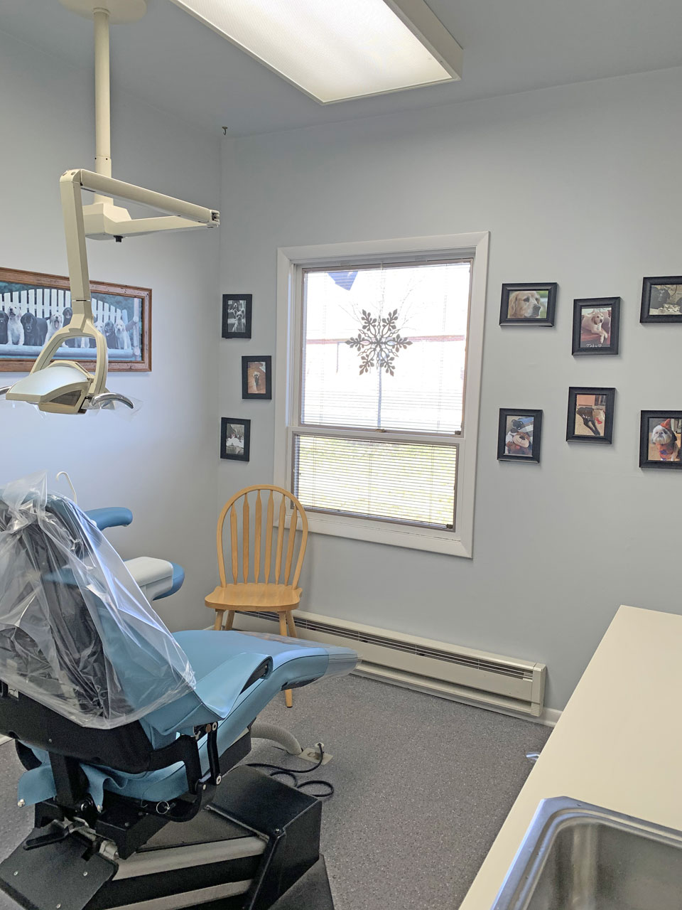 Mark Danner DMD Family Dentistry dental chair and supplies